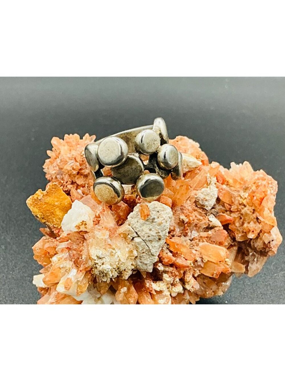 Vintage Sterling Silver Brutalist Ring